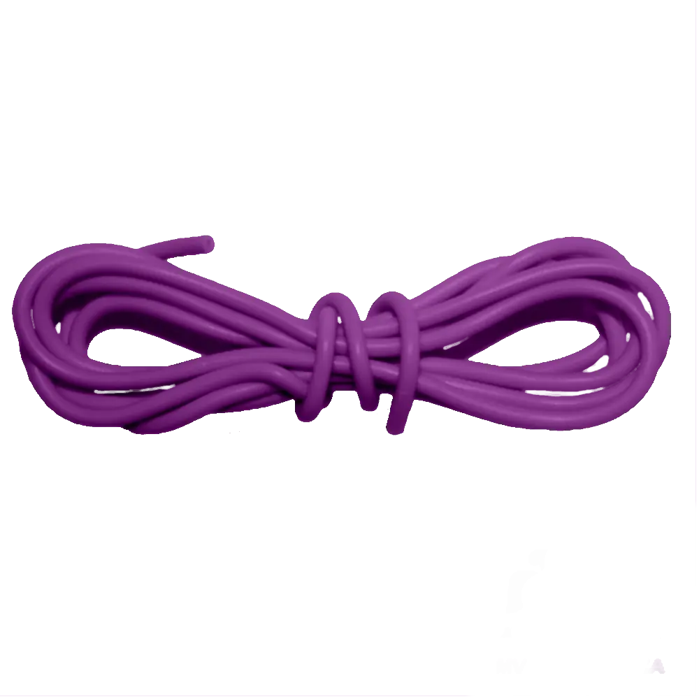 Metro de cable estañado calibre 22 AWG morado