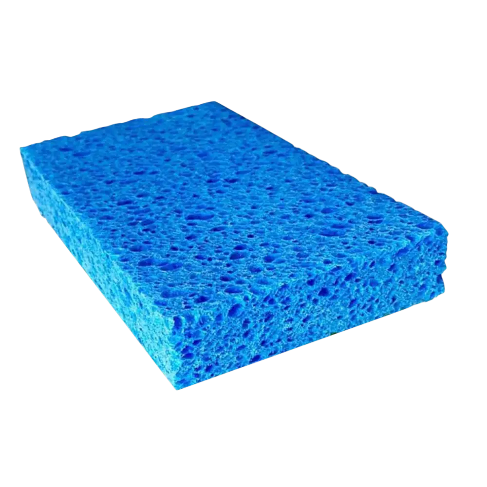 Esponja Limpiadora De Puntas Para Cautín Azul 8x5x1 Cm