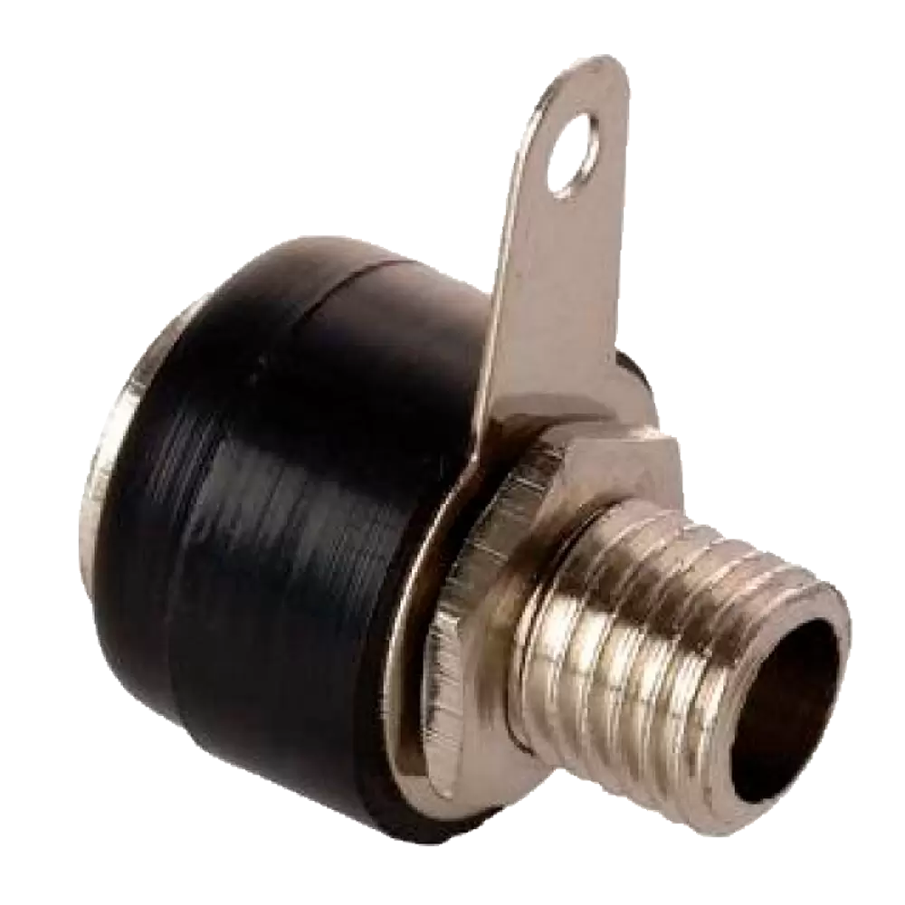 Conector Jack Banana Philips 4mm Hembra Negro