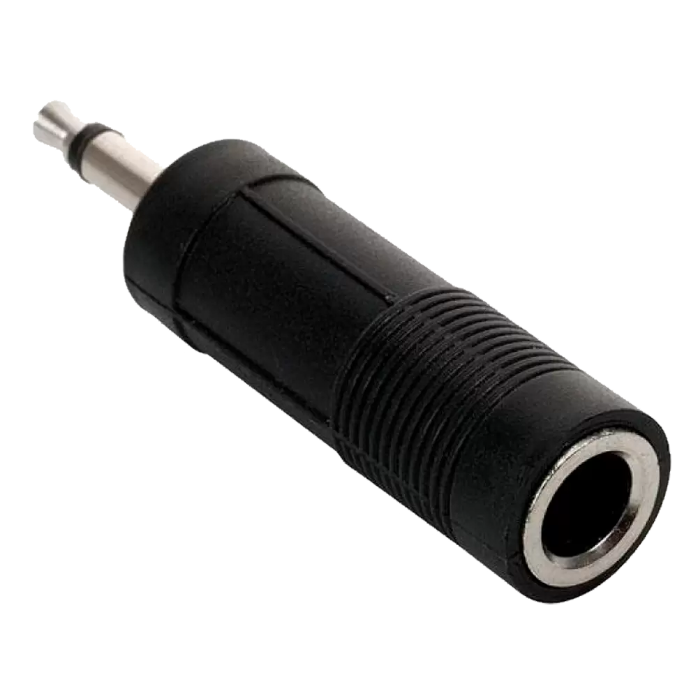 Adaptador Jack 6.3 mm a Plug 3.5 mm monoaural