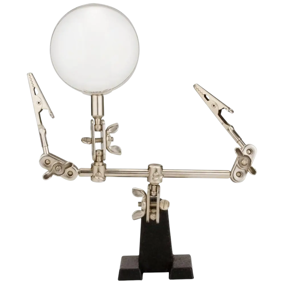 Mini Atril Con Lupa Para Circuitos