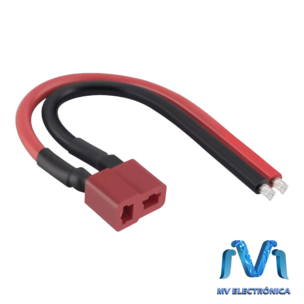 CABLE DE 15CM CON CONECTOR T-DEAN HEMBRA TIPO T 14AWG