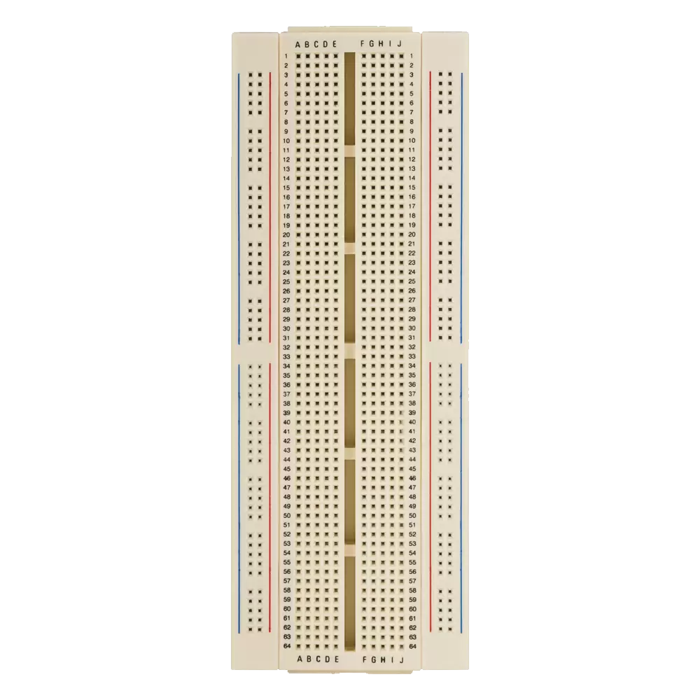 Protoboard De Ensamble Deslizable De 1 Bloque Y 2 Tiras, Tableta Para experimentación 840 puntos STEREN