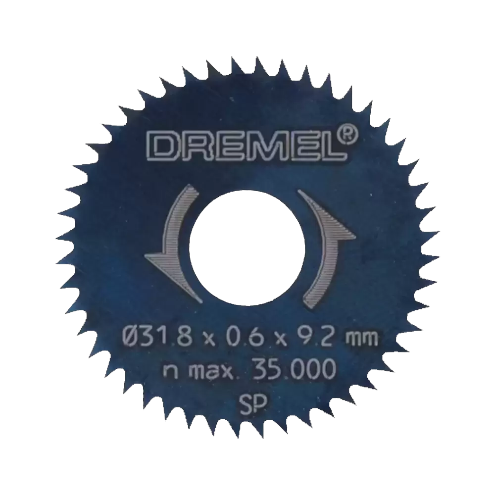 Disco De Sierra Para Hacer Cortes Cruzados Y A Lo Largo Para Madera De 1-1/4" (31.8 mm), 546 Dremel