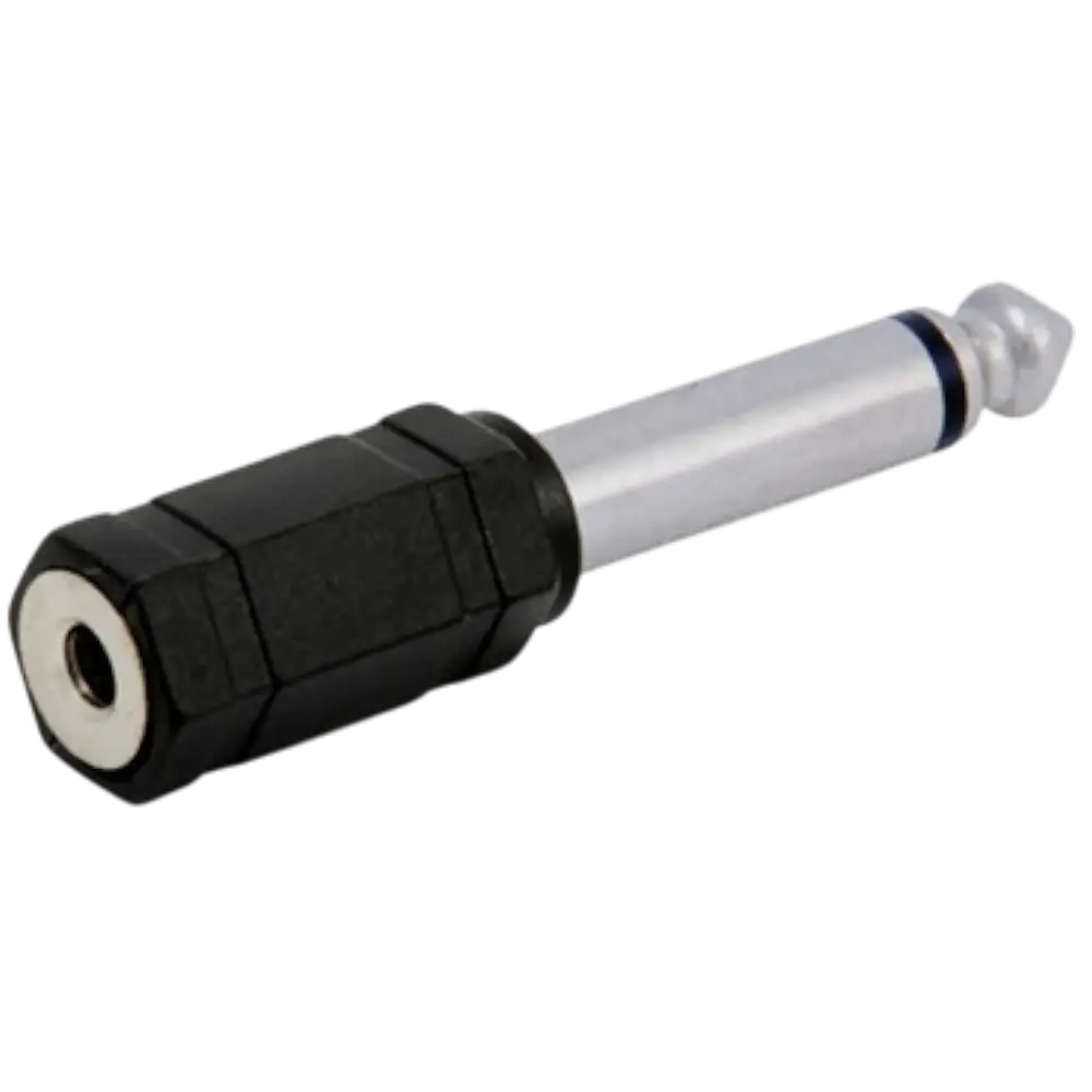 Adaptador Jack 3.5 Mm A Plug 6.3 Mm Monoaural