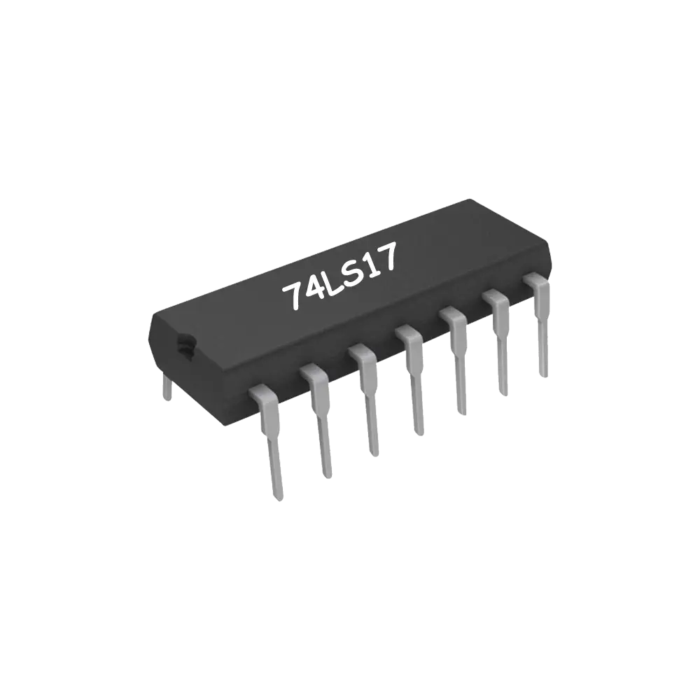 74ls17 7417 Buffer Hexadecimal Con Colector Abierto