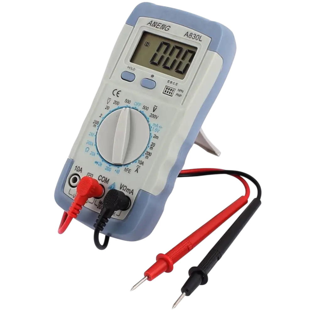 Multímetro Digital A830l Lcd Iluminado
