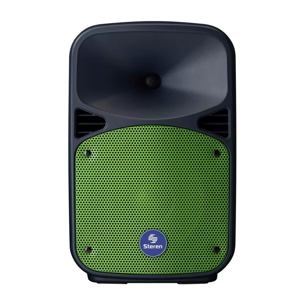BAFLE BLUETOOTH DE 8" DE 1100W CON MICROFONO Y BATERIA RECARGABLE