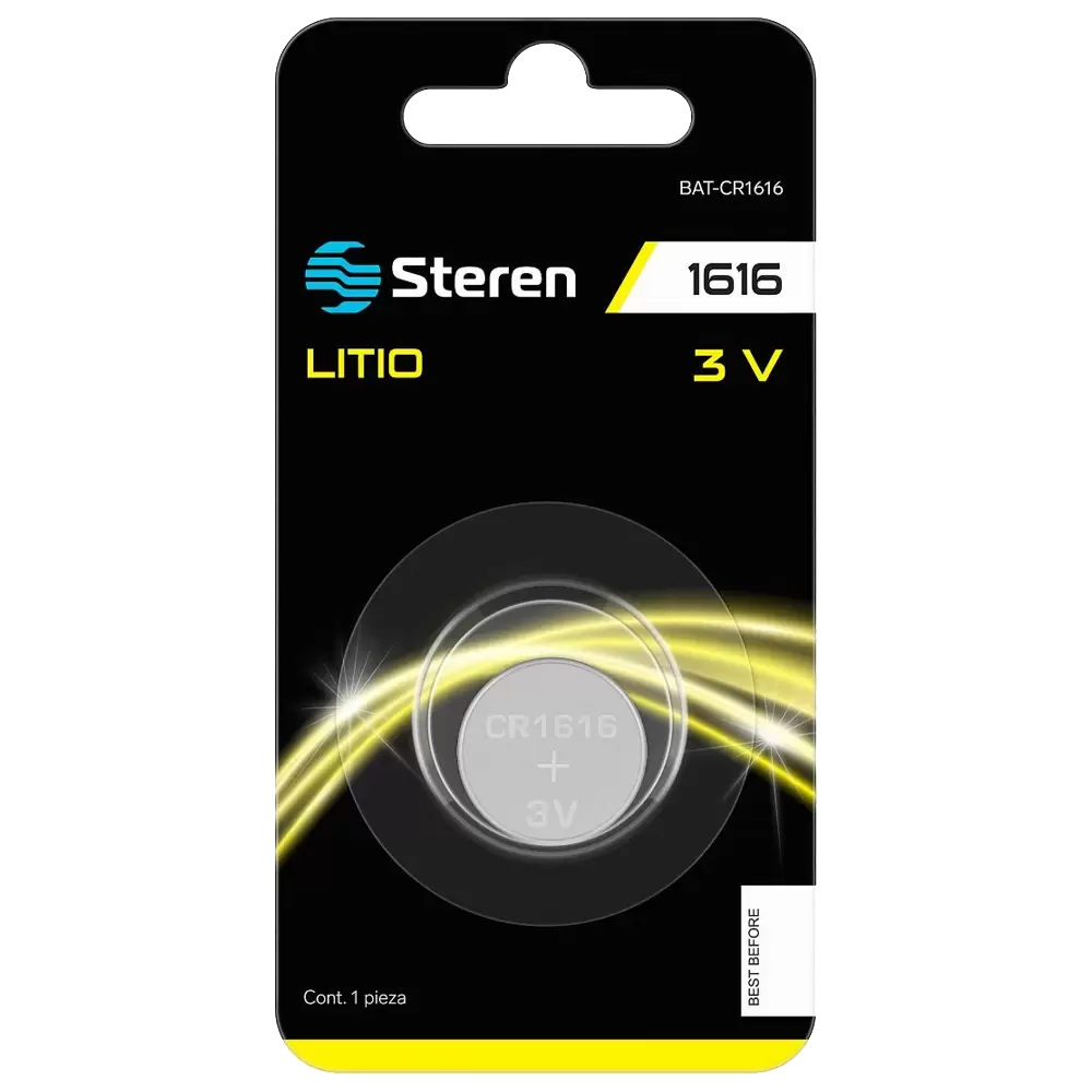 BATERIA DE LITIO 3V  TIPO BOTON CR1616