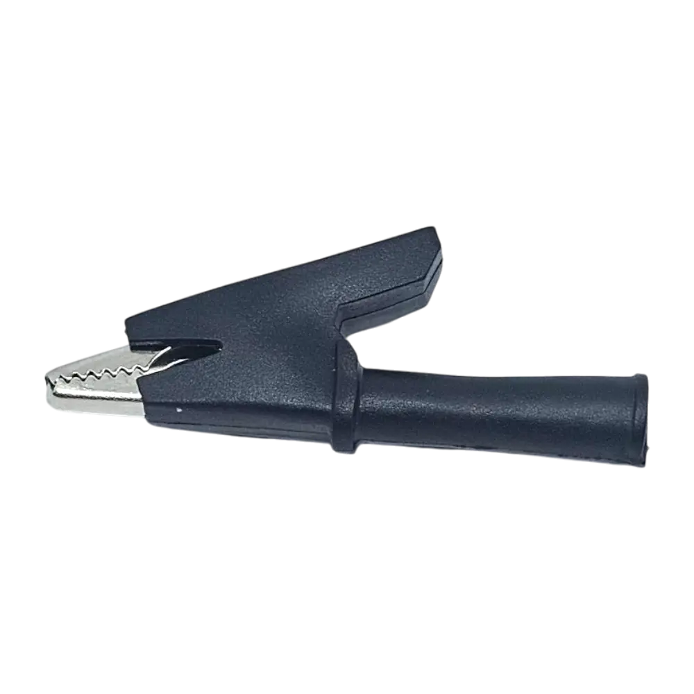 Pinza Caiman Mediano Con Forro Negro De 5cmx5.5cm Y Apertura De 11mm