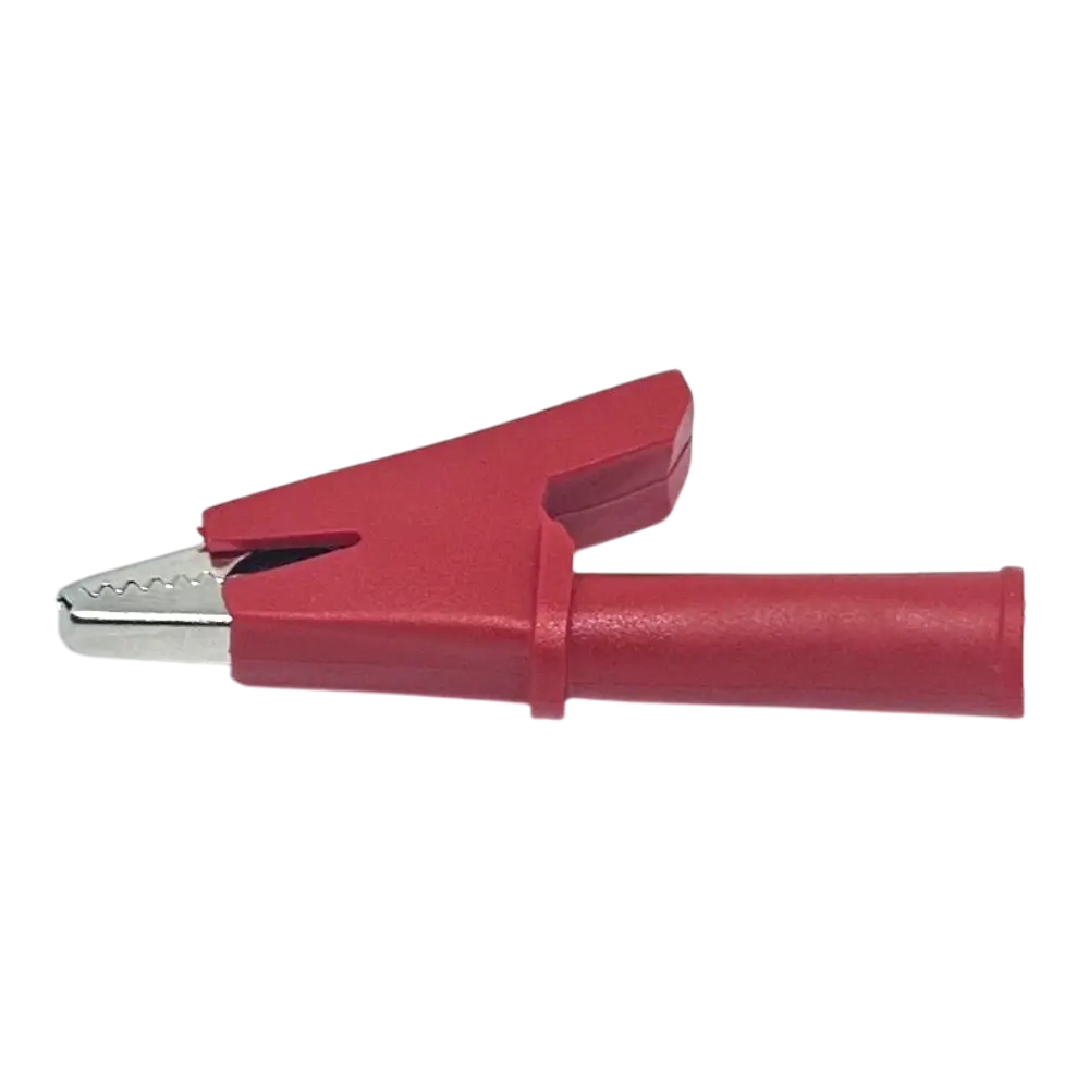 Pinza Caiman Mediano Con Forro Rojo De 5cmx5.5cm Y Apertura De 11mm