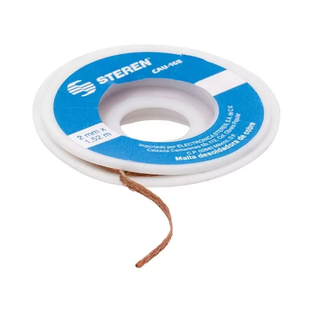 Malla Desoldadora De Cobre 2mm X 1.5m