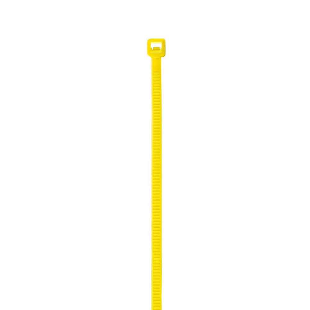 Cincho De Plástico Amarillo De 30cm X 4.5mm 50 Lb Volteck Bolsa 50 Pz