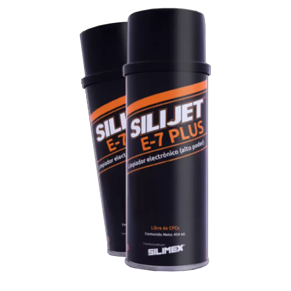 Limpiador Electrónico Alto Poder Desintegra Grasa Silijet E-7 Plus 454ml