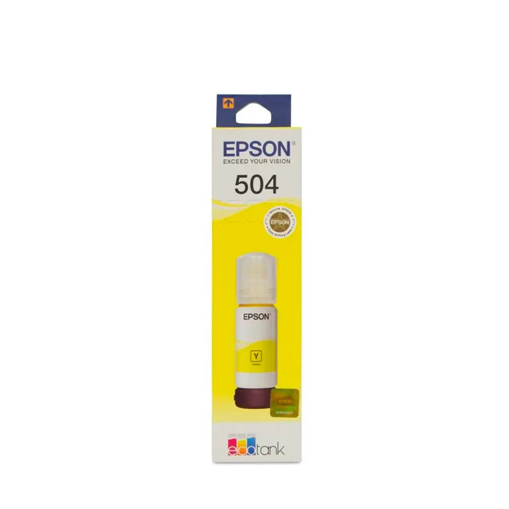Tinta Para Impresora Epson T504 Amarillo  Para L4150, L4160, L6161, L6171, L6191
