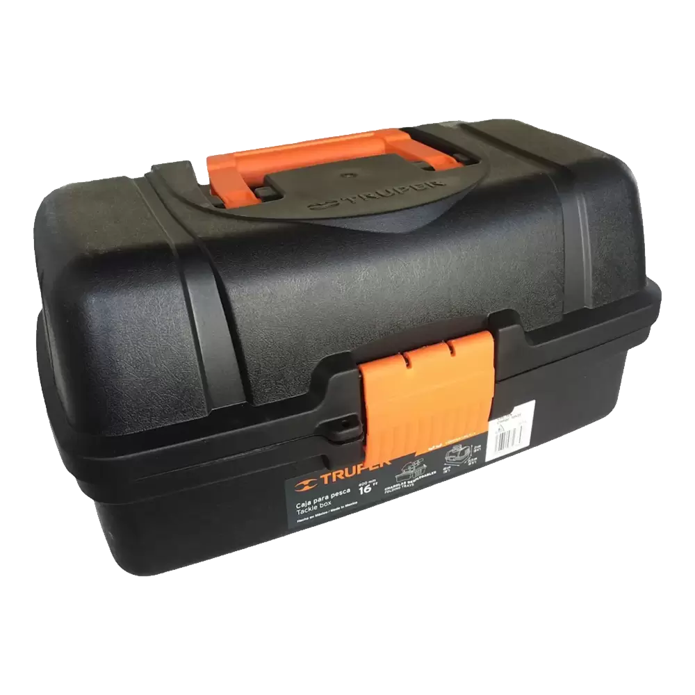 Caja para herramientas de 16 pulgadas con 3 niveles y 33 compartimentos de 41x23x21 Truper