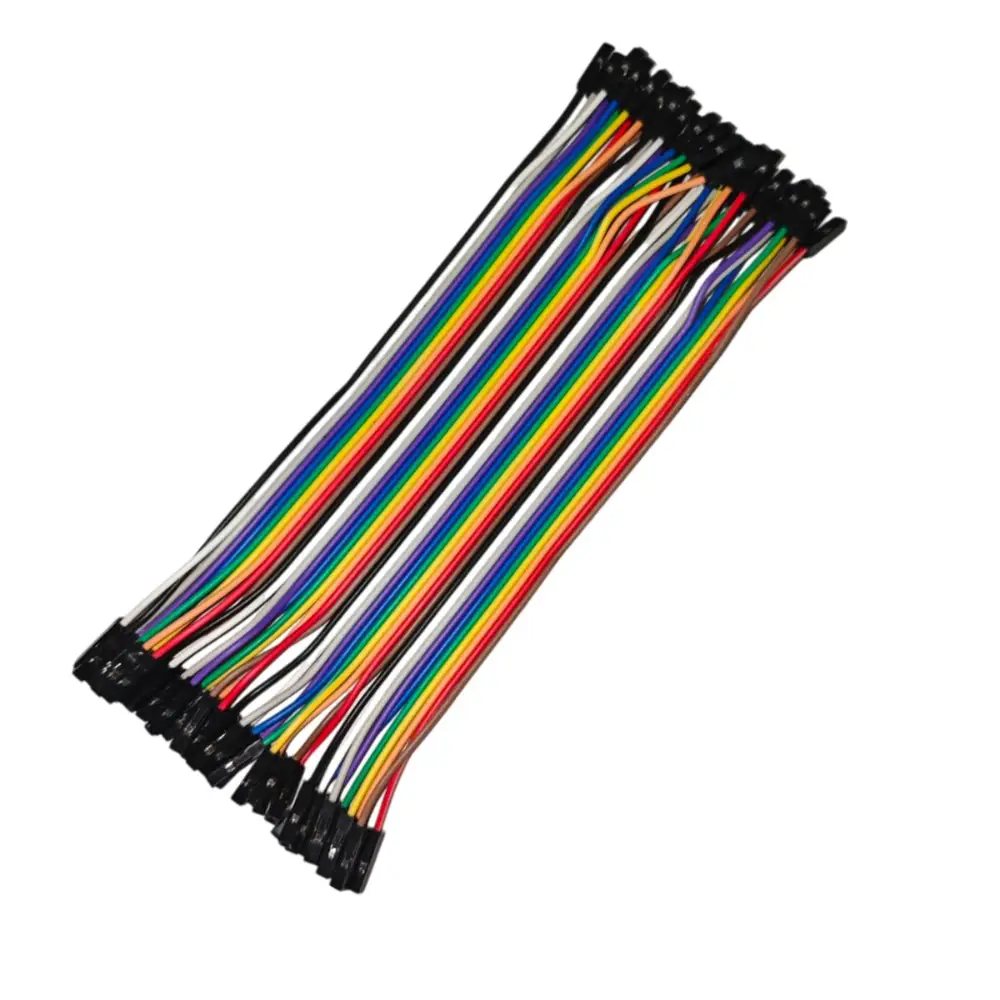 Cables Dupont Jumper Hembra Hembra 40pzs 15cm