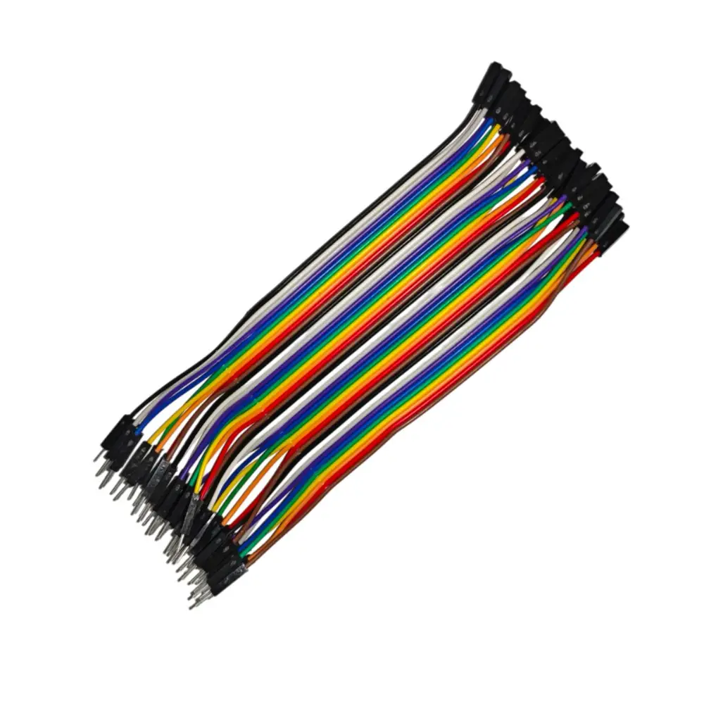 Cables Dupont Jumper Macho Hembra 40pzs 15cm
