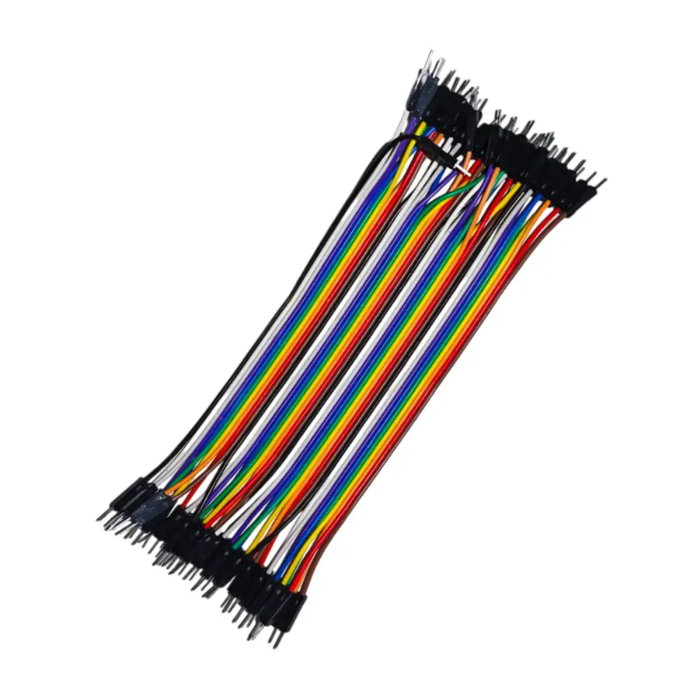 Cables Dupont Jumper Macho Macho 40pzs 15cm