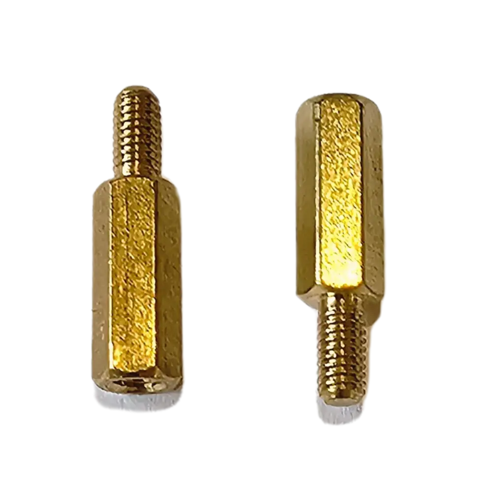Espaciador De Laton M3x12+6 Mm Macho-hembra