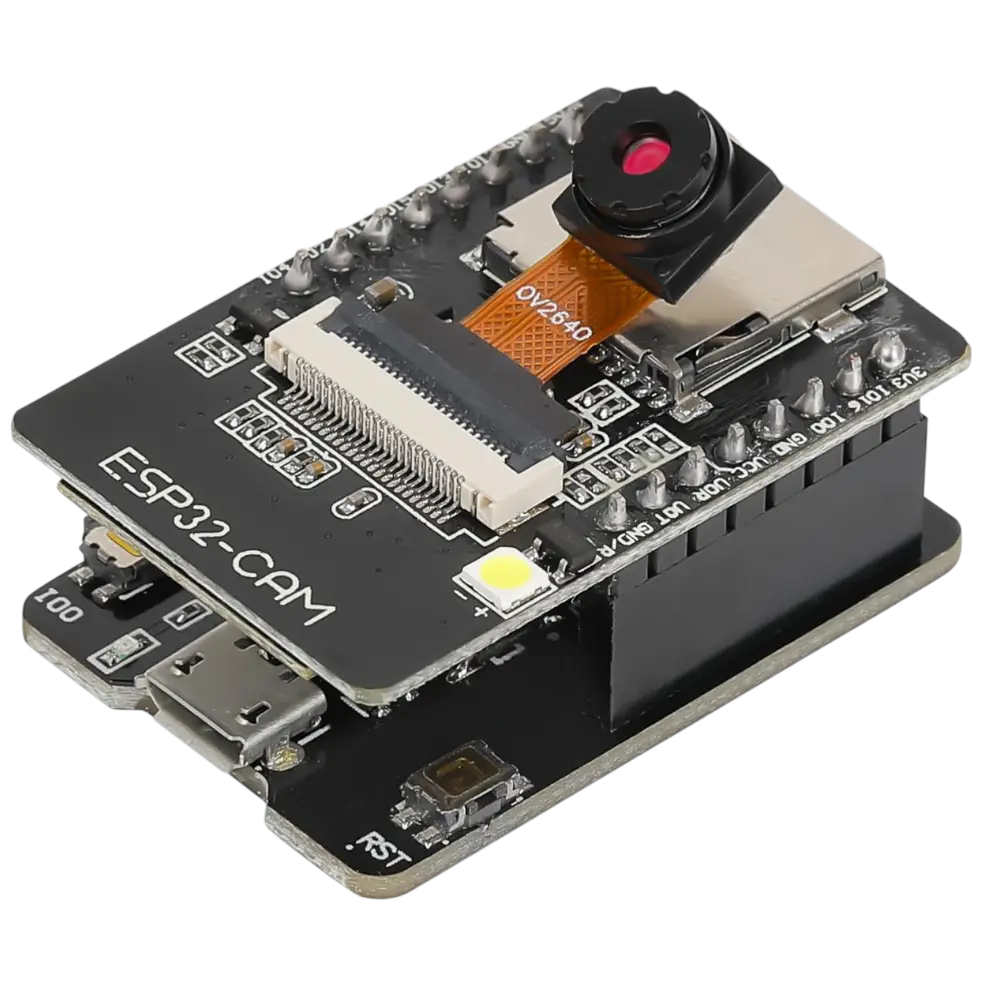 Tarjeta De Desarrollo Esp32 Con Cámara Ov2640  Conectividad Wifi Y Bluetooth Micro Usb