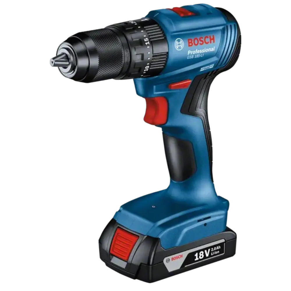 Taladro Atornillador Rotomartillo Inalambrico Bosch 18v Cargador Mas 1 Bateria Gsb185-li