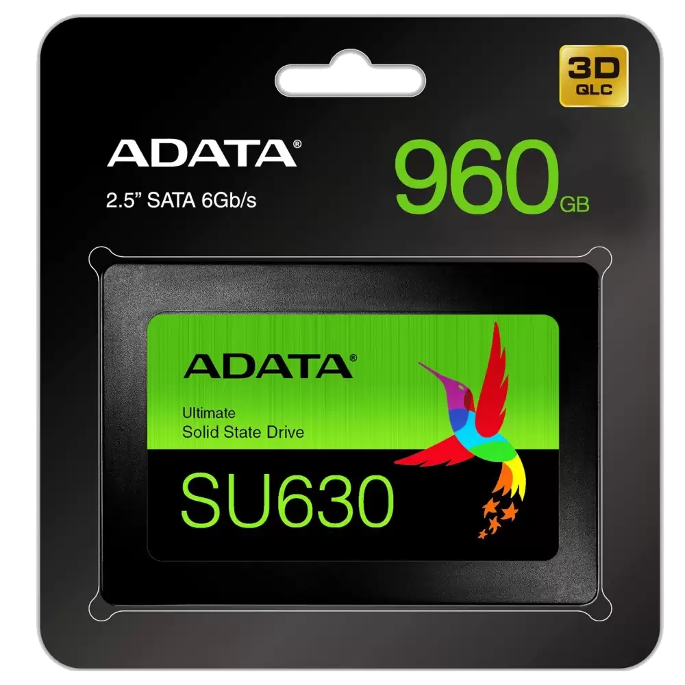 Ssd Adata Su630 960gb 2.5 Sata3 7mm Lectura 520 Escritura 450mbs Pc Laptop Unidad De Estado Solido