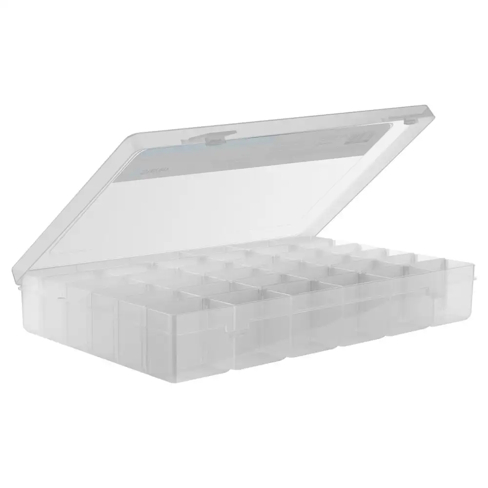 ORGANIZADOR DE 36 COMPARTIMIENTOS PARA COMPONENTES ELECTRÓNICOS DE PLASTICO