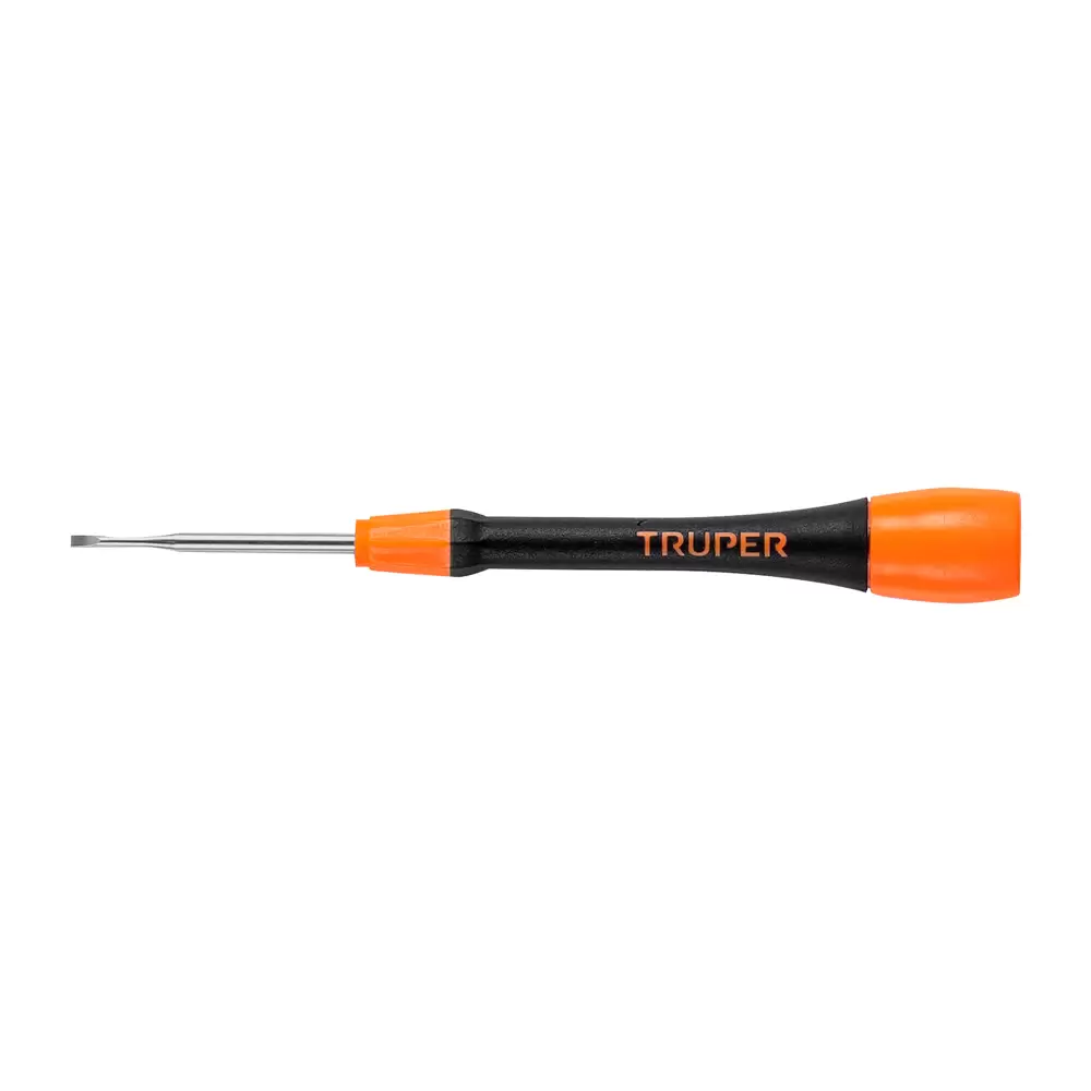 Desarmador de precisión plano de 1.8 mm mango ergonómico Truper
