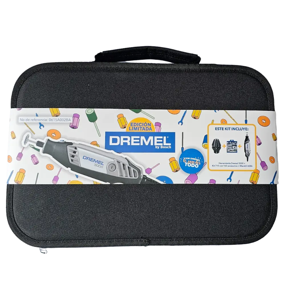 Kit Dremel 3000 Con Kit De 160 Accesorios Y Un Mandril