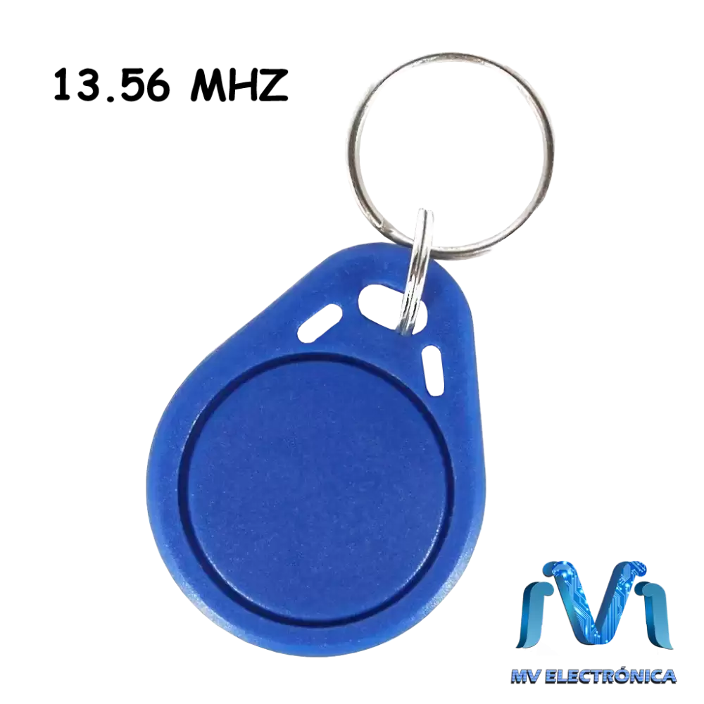 Llavero Tag De Proximidad Rfid 13.56mhz Azul