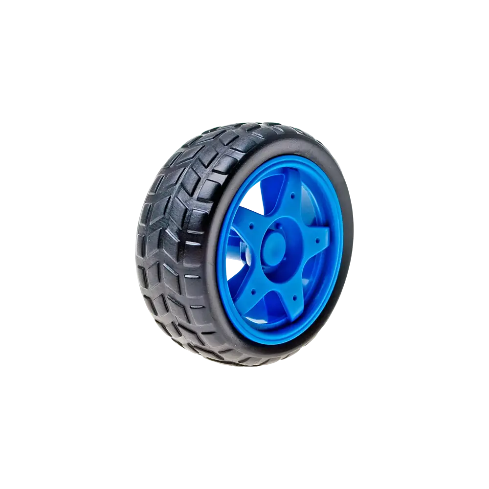 Llanta Para Motorreductor Azul Economica