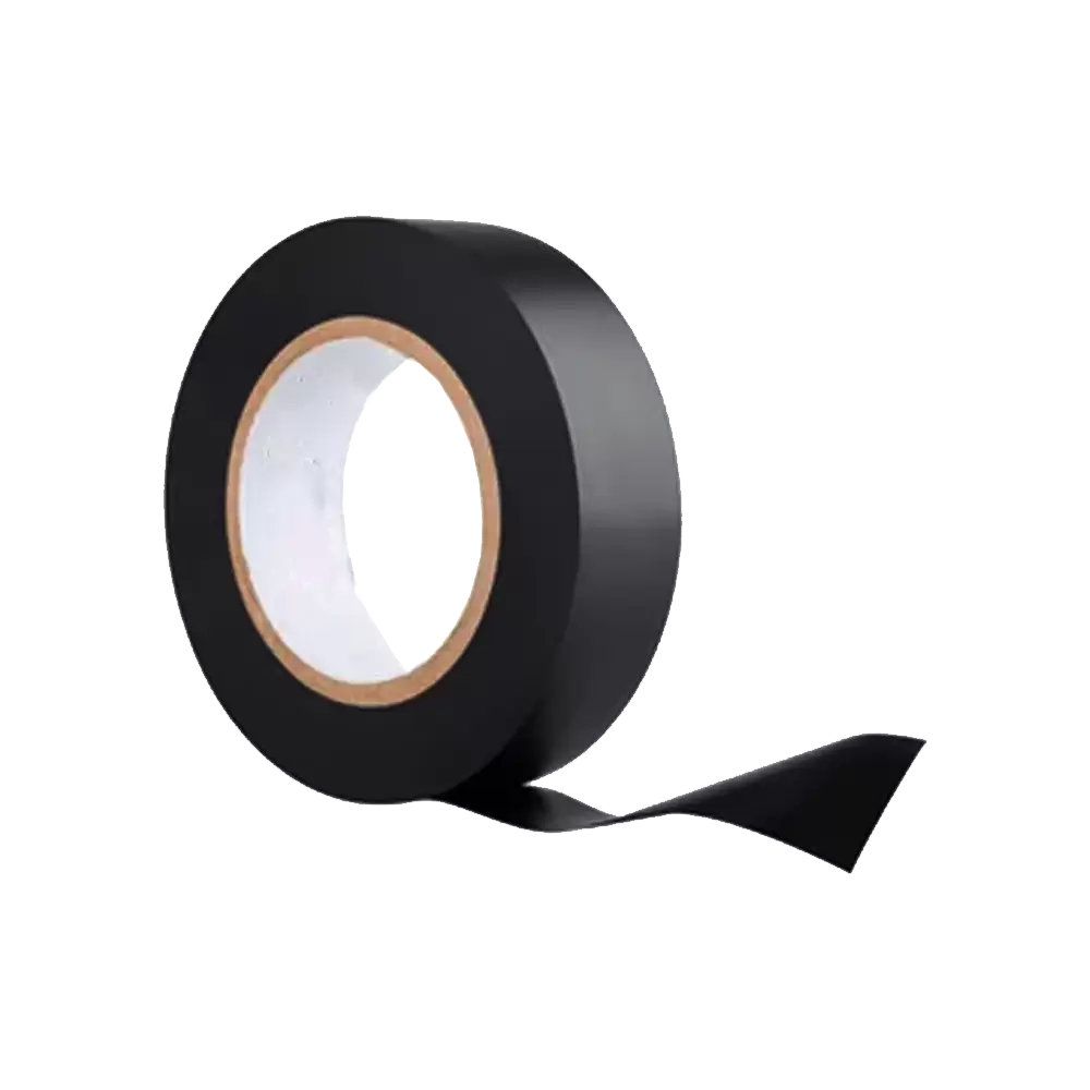 Cinta de aislar negro de 18 metros x 19 mm con 0.20 mm espesor Truper