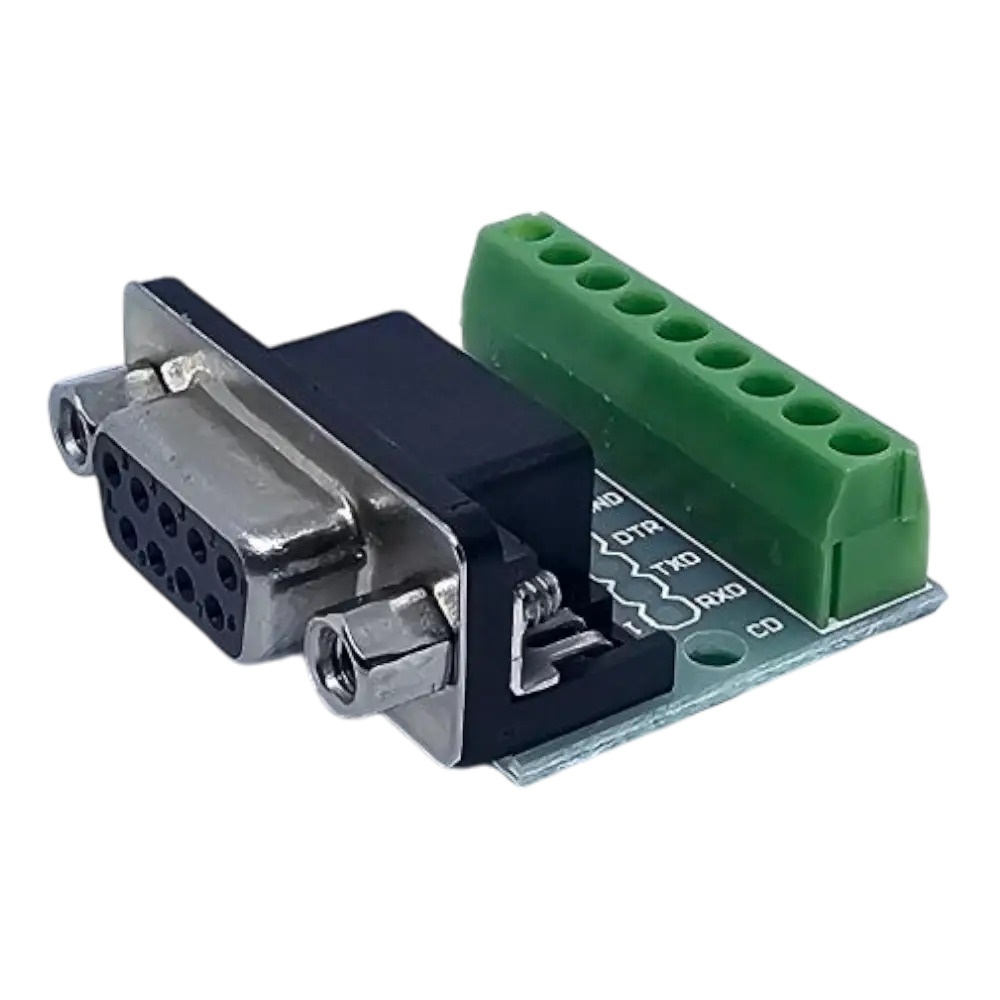 Modulo Adaptador Db9 Rs232 Y Rs485 Hembra Con Borneras