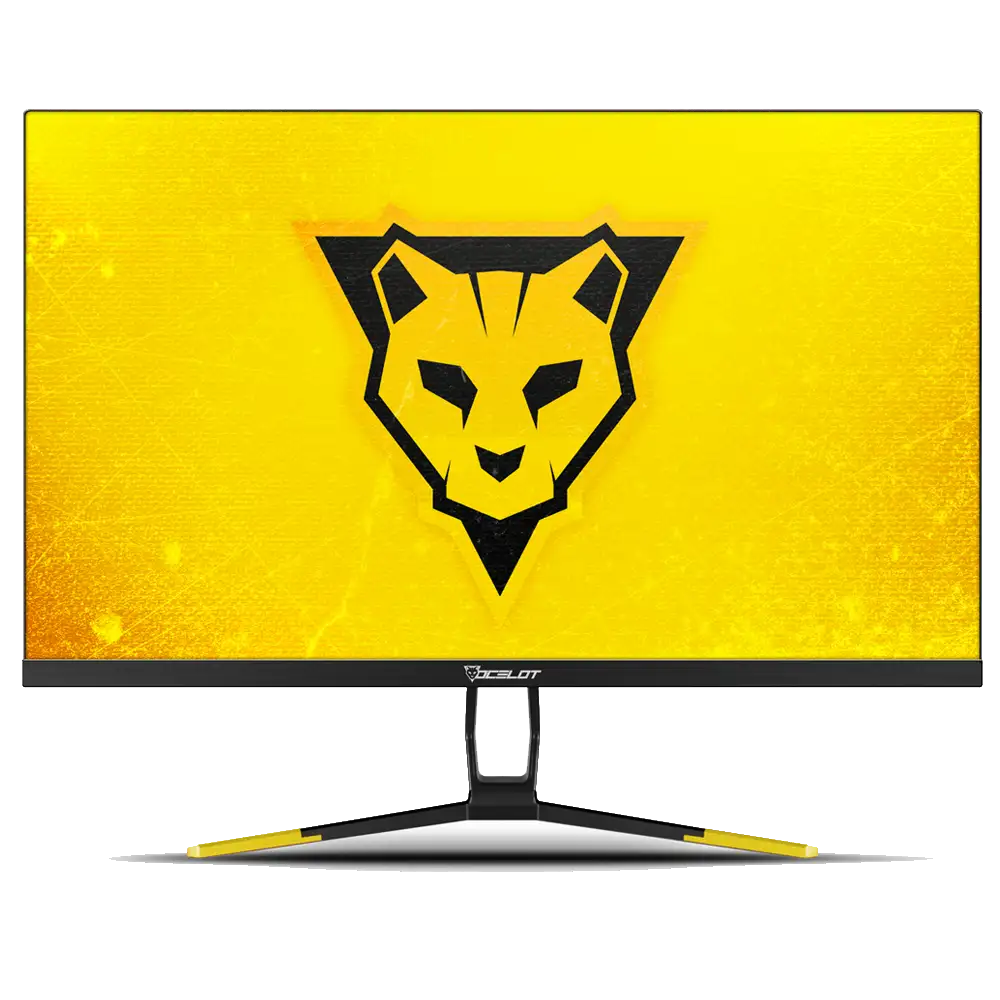 Monitor Gamer Ocelot Negro de 27 Pulgadas Plano  Frameless  Full Hd  a 144hz  con 3 Puertos Hdmi, 1 Puerto DP  Con Freesync, Tiempo De Respuesta 1-2 Ms