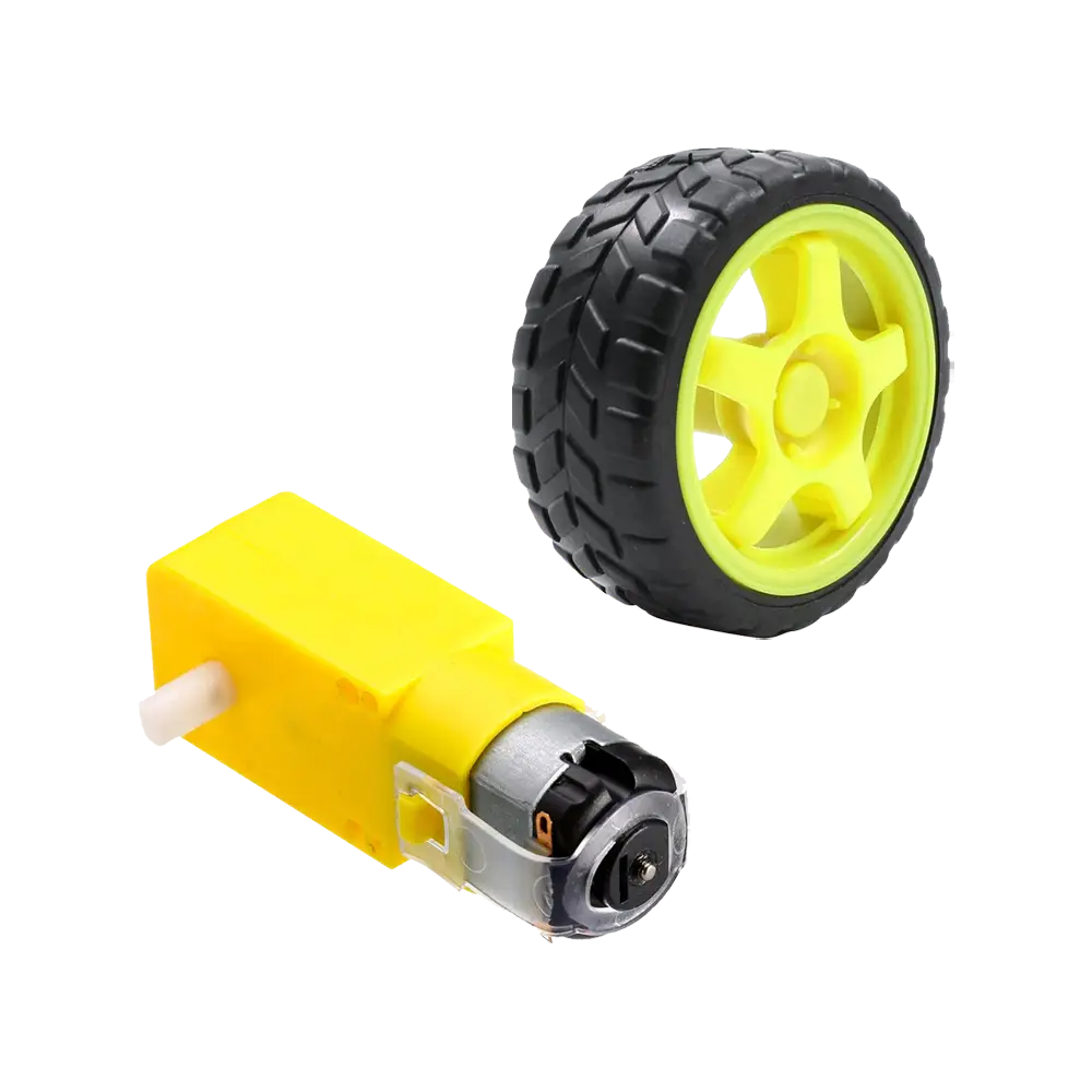 Motorreductor 48:1 Con Llanta Reforzada