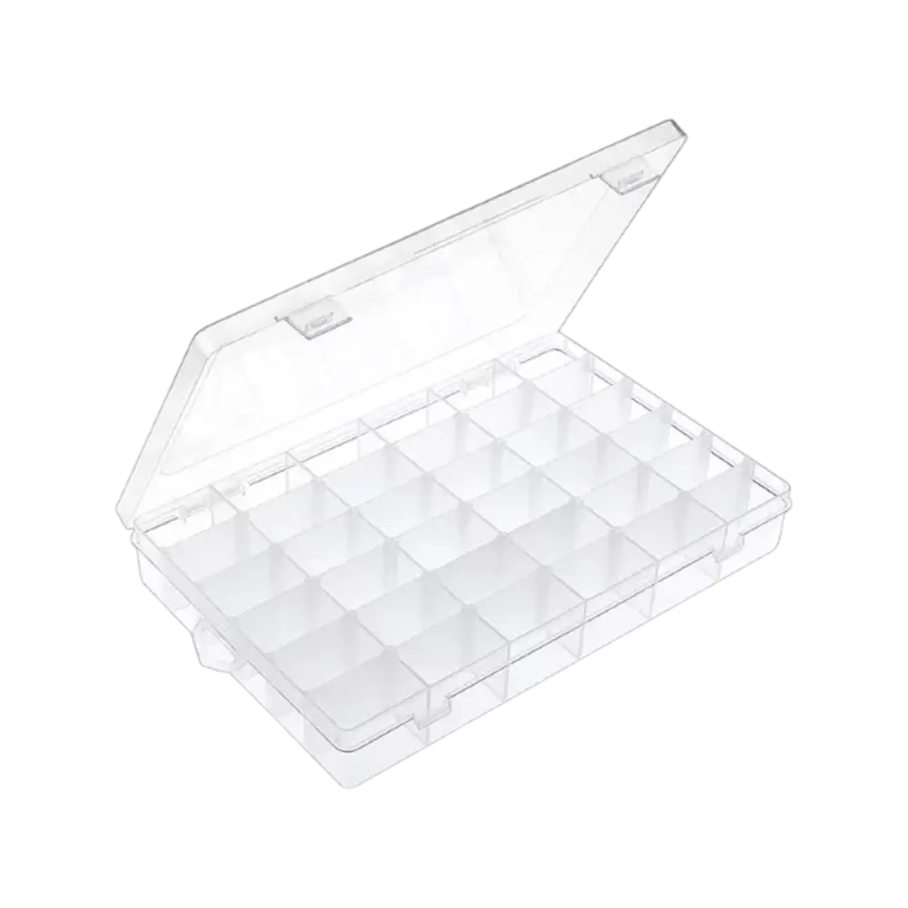 Caja Organizadora De Plastico Con 36 Compartimientos