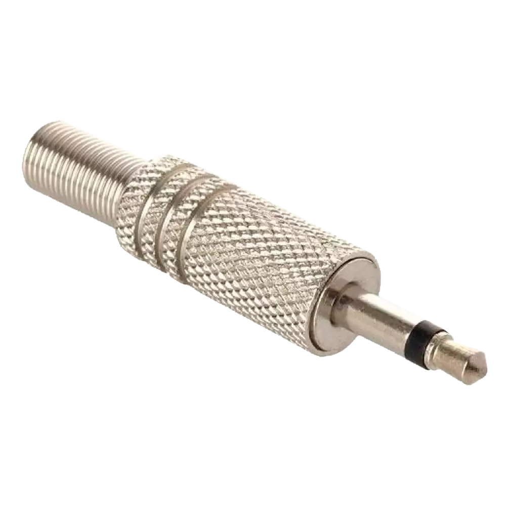 Plug 3.5mm Macho Monoaural Metalico