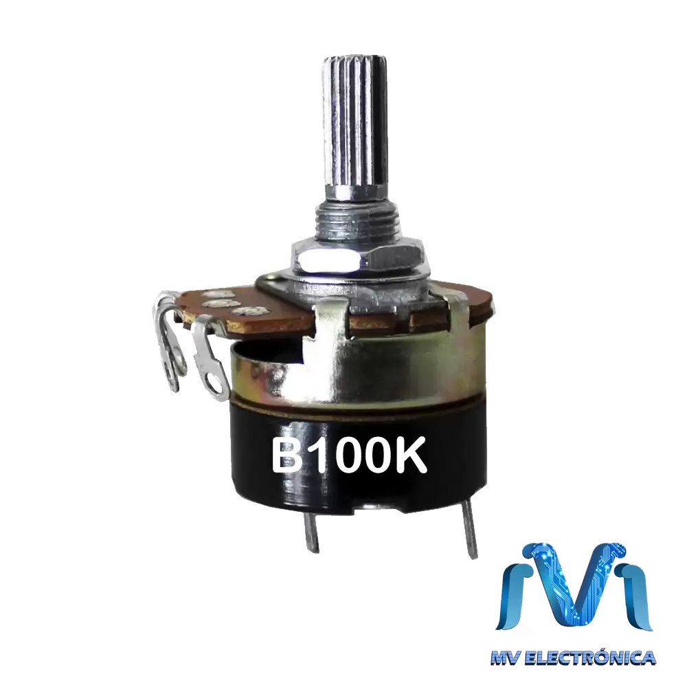 Potenciometro Lineal 100k Con Switch