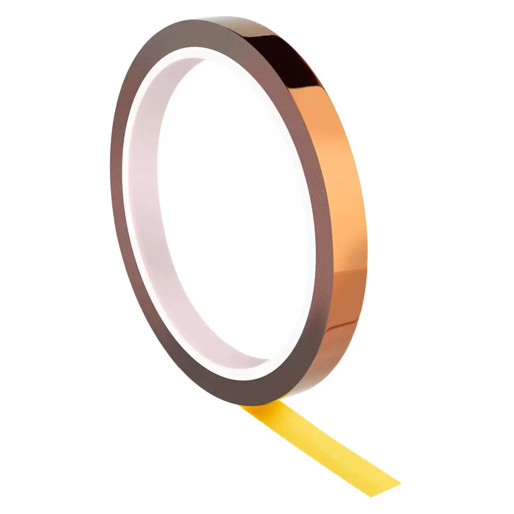 Cinta térmica Adhesiva tipo Kapton de 0,4" 10mm 33m Largo