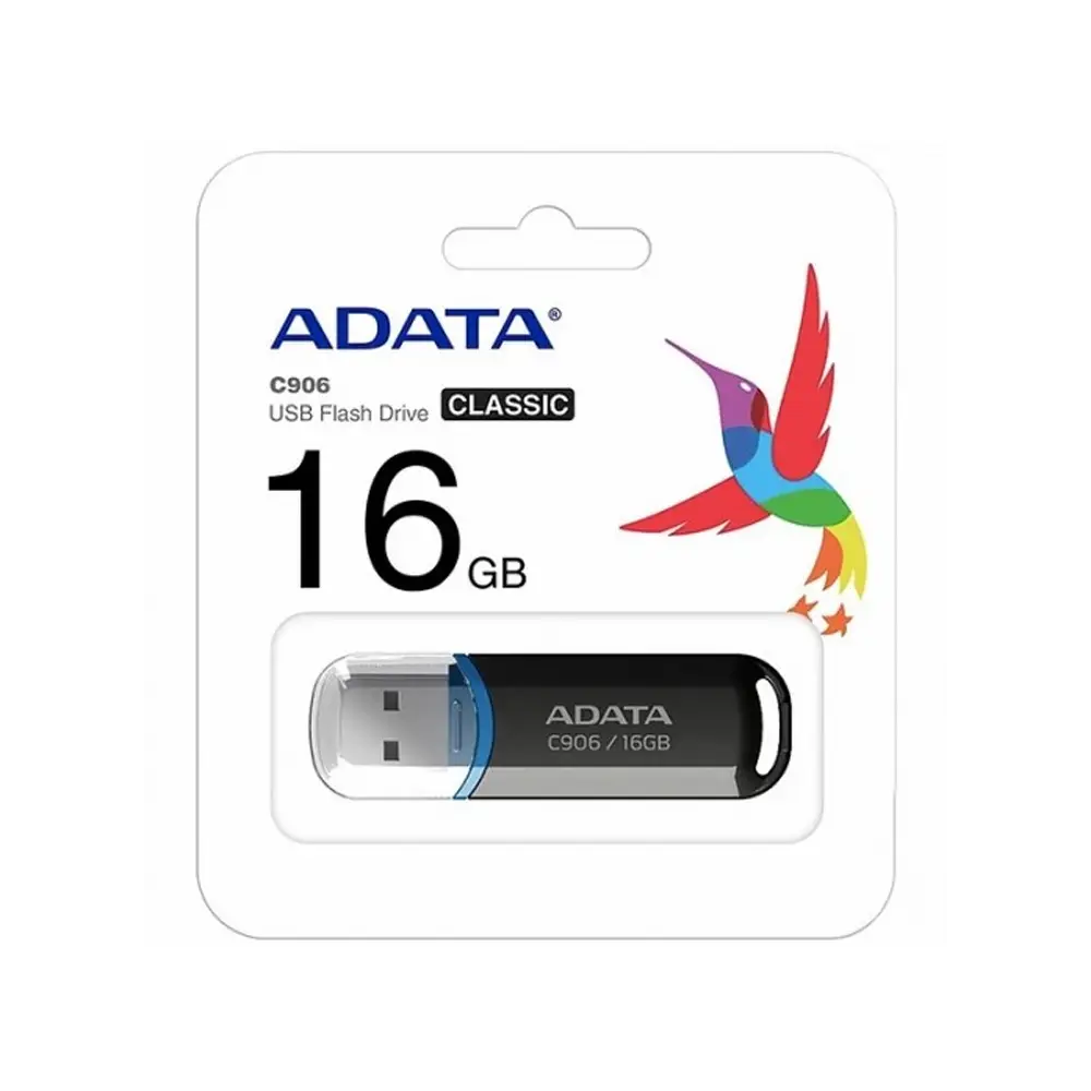 Memoria Usb 2.0 Adata 16gb C906 Negra