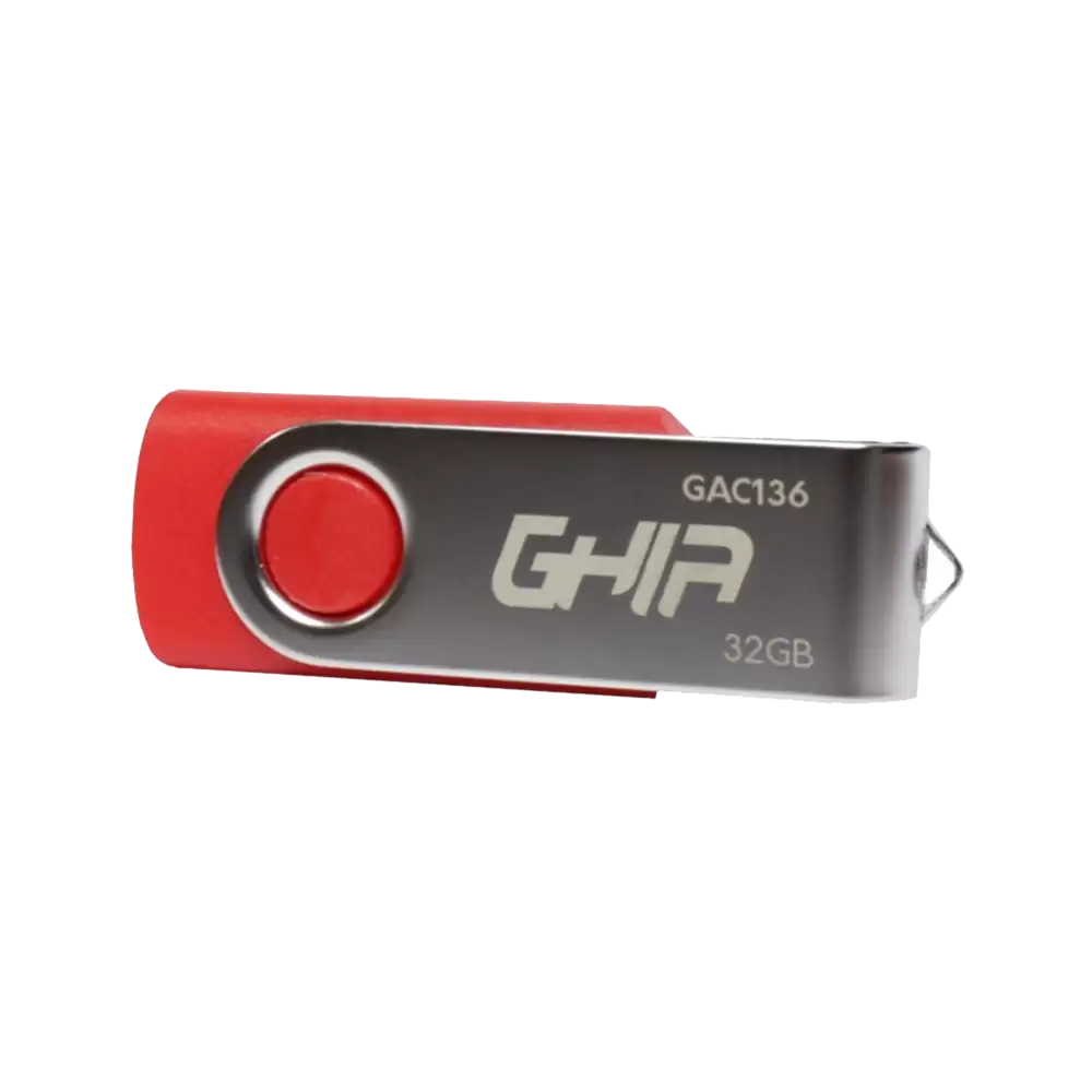 Memoria Ghia Usb 32 Gb Usb 2.0 Compatible Con Android Windows Mac. Color Rojo Azul Negro