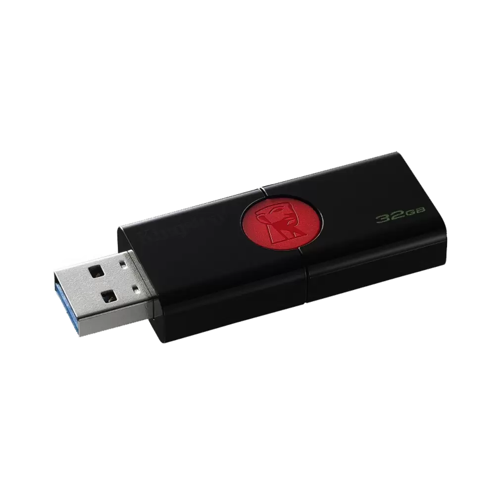 MEMORIA KINGSTON 32GB USB 3.0 DATATRAVELER 106 NEGRO/ROJO