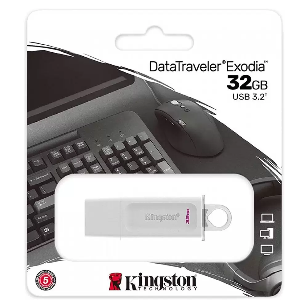 Memorias USB 3.2 De 32GB Kingston Exodia De Alta Velocidad