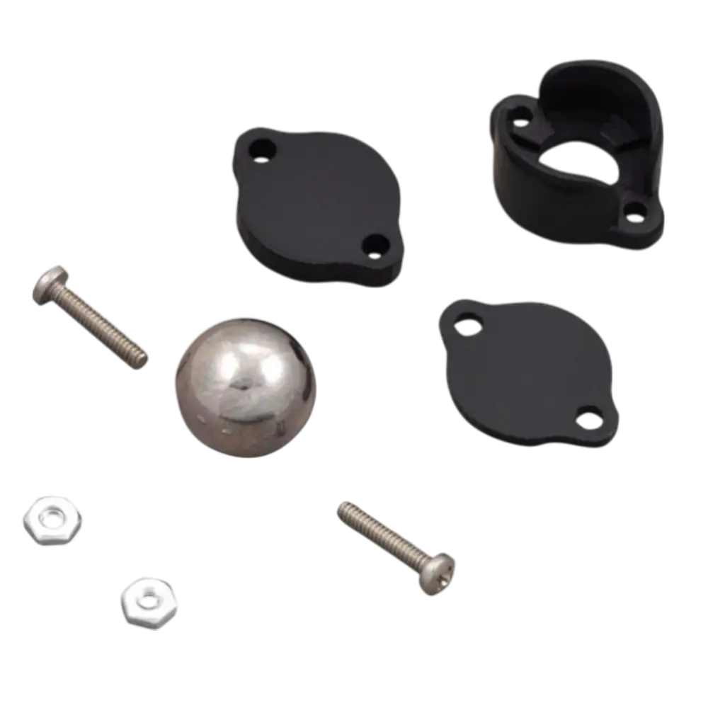 Rueda Loca Rollon Para Zumo Bola De Metal 10mm 3/8" Con Accesorios