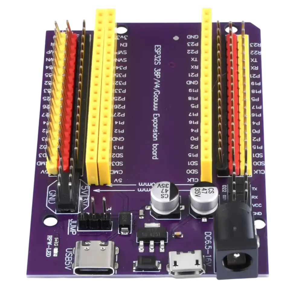 Shield Para Esp32 De 38 Pines Usb-c/micro Usb