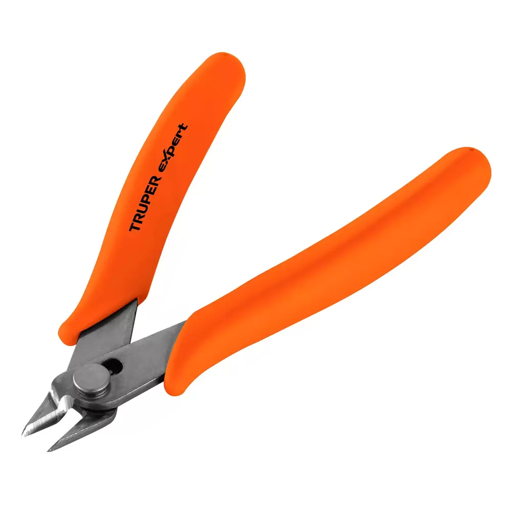 Pinza de corte para electrónica de 5 pulgadas de corte al ras Truper Expert