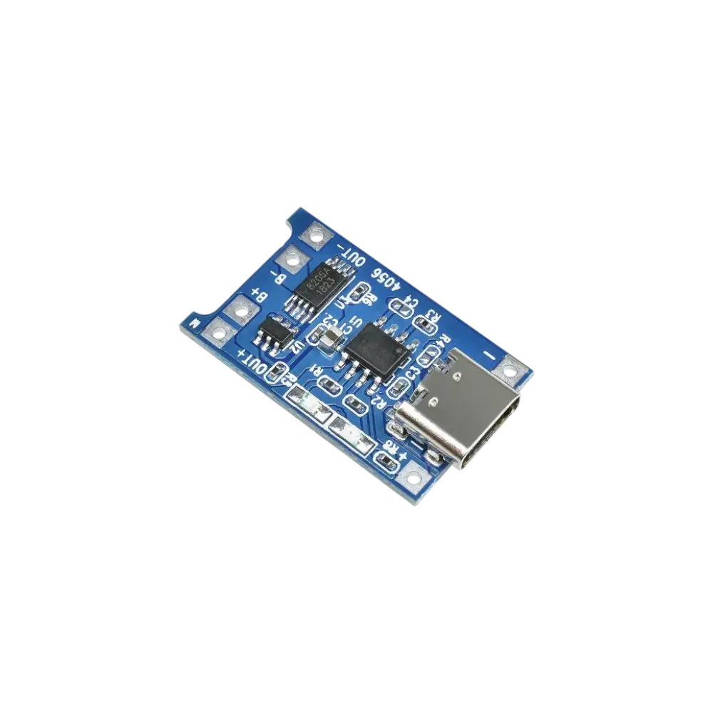Cargador De Bateria De Litio Tipo C 1a 5v Tp4056 Con Proteccion De Sobrecarga