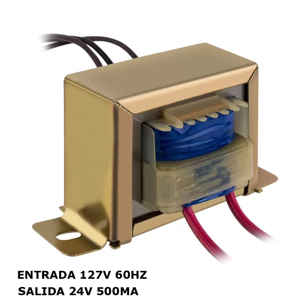 Transformador De 127Vca De Entrada, A 24V Y 500 Miliamperes De Salida, Con Derivación Central Steren